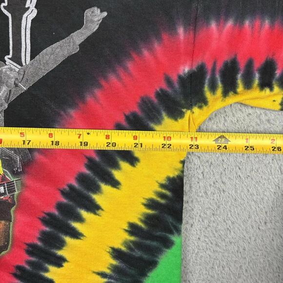 Bob Marley And The Wailers T-Shirt Men’s XL Tie Dye Rasta Peter Tosh Y2K - Picture 6 of 8